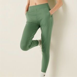 PINK Victoria's Secret Sage Green Joggers Size Small Dog Hair Friendly